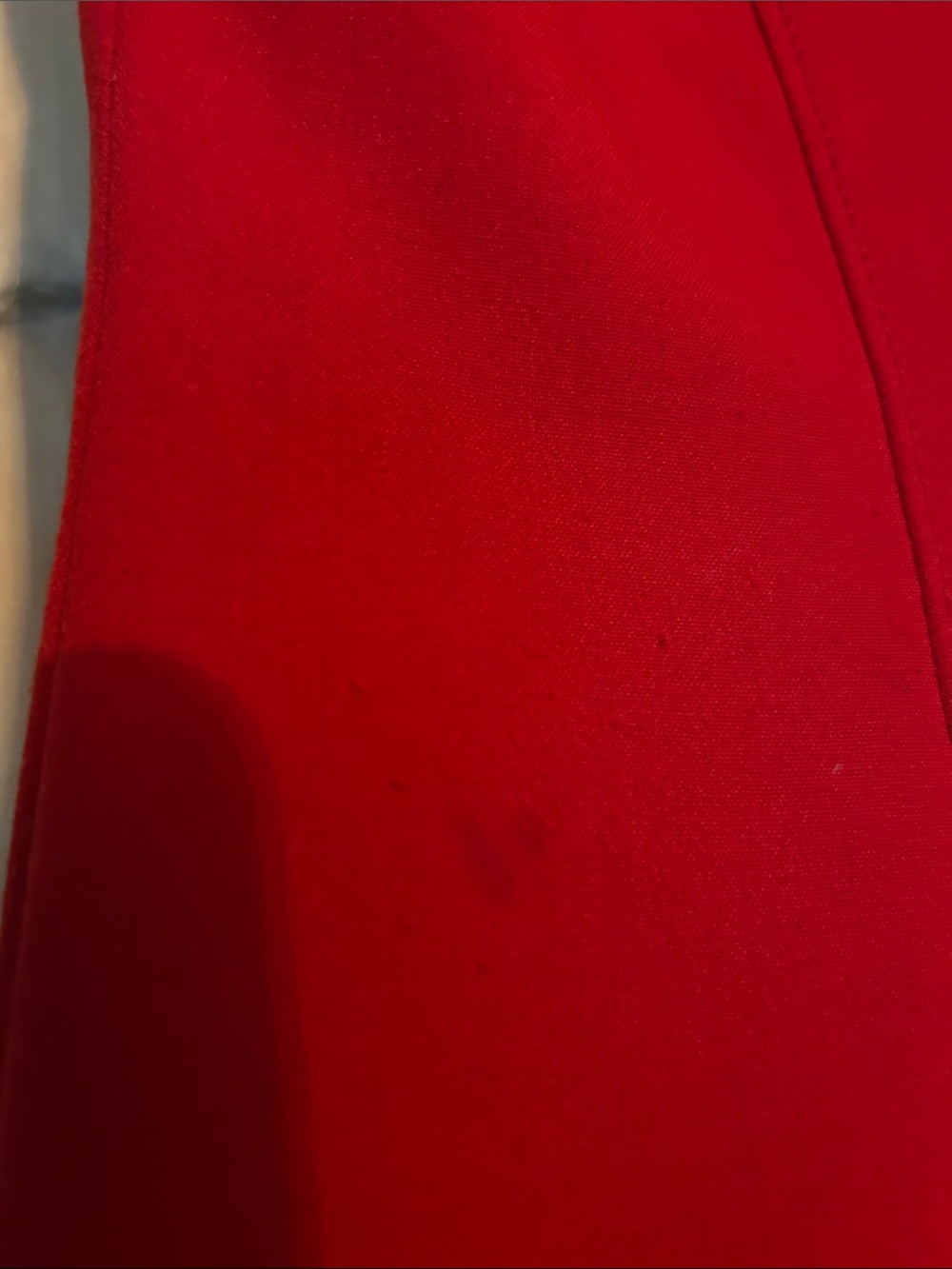 Calvin Klein Red Ruffle Dress - Picture 6 of 7